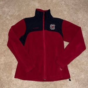 Columbia USC University of South Carolina Gamecocks Fleece Jacket XS